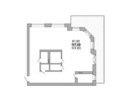 Продается 3-комнатная квартира ЖК Бестужевский бульвар, 141.63  м², 41300000 рублей