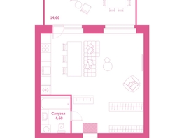 Продается Студия ЖК Спектр, дом 9, 59.18  м², 7790000 рублей