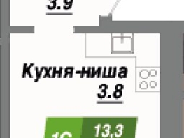 Продается Студия ЖК Калининский квартал, дом 3, 25.5  м², 4386000 рублей