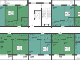 Продается 2-комнатная квартира ЖК Родина, дом 4, 52.9  м², 6801000 рублей