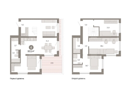 Продается 4-комнатная квартира ЖК Европейский берег, дом 49, 152.1  м², 26540000 рублей