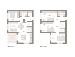 Продается 4-комнатная квартира ЖК Европейский берег, дом 49, 136.93  м², 25060000 рублей