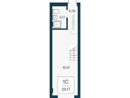 Продается Студия АО Лофт.Наука, 29.17  м², 5300000 рублей