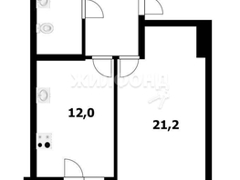 Продается 1-комнатная квартира ЖК Сосновый бор, 1 корпус, 45.4  м², 9300000 рублей