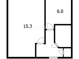 Продается 1-комнатная квартира Красный Сокол ул, 29.1  м², 2750000 рублей