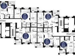 Продается 3-комнатная квартира ЖК Первый на Рябиновой, 85.09  м², 9551400 рублей