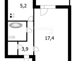 Продается 1-комнатная квартира Петухова ул, 30.1  м², 3150000 рублей