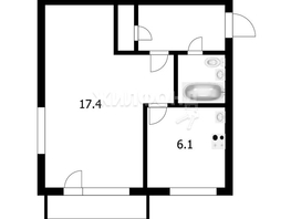 Продается 1-комнатная квартира Эйхе ул, 32  м², 3500000 рублей