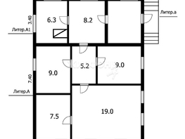 Продается Дом Боровая ул, 64.2  м², участок 6 сот., 5000000 рублей