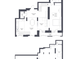 Продается 4-комнатная квартира ЖК Актив, 169.31  м², 17000000 рублей