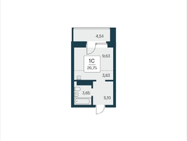 Продается Студия ЖК Сакура парк, дом 3, 26.75  м², 5600000 рублей