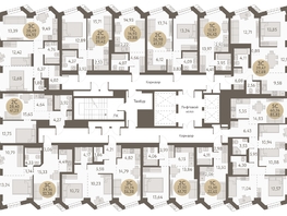 Продается 3-комнатная квартира ЖК Urban-peaks (Городские вершины), 56.38  м², 7993000 рублей