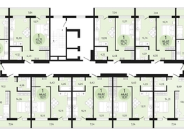 Продается 2-комнатная квартира ЖК Новый парк, дом 3, 68.89  м², 6489600 рублей