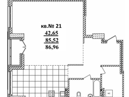 Продается 3-комнатная квартира ЖК  Римский квартал, 2 очередь, 86.96  м², 16213120 рублей