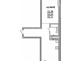 Продается 2-комнатная квартира ЖК  Римский квартал, 2 очередь, 55.25  м², 11016070 рублей