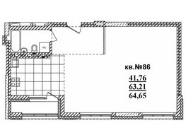 Продается 2-комнатная квартира ЖК  Римский квартал, 2 очередь, 64.78  м², 14863080 рублей