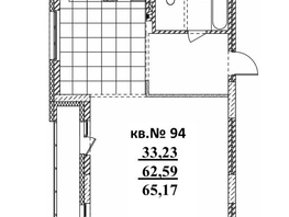 Продается 2-комнатная квартира ЖК  Римский квартал, 2 очередь, 65.17  м², 11179000 рублей