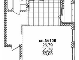 Продается Студия ЖК  Римский квартал, 2 очередь, 53.09  м², 10539435 рублей