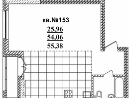 Продается 2-комнатная квартира ЖК  Римский квартал, 2 очередь, 55.38  м², 9576000 рублей