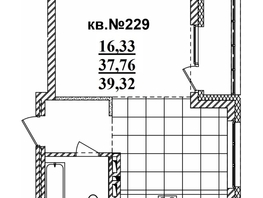 Продается Студия ЖК  Римский квартал, 2 очередь, 39.55  м², 8834884 рублей