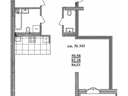 Продается 3-комнатная квартира ЖК  Римский квартал, 2 очередь, 83.77  м², 14589162 рублей