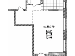 Продается 3-комнатная квартира ЖК  Римский квартал, 2 очередь, 73.98  м², 14083430 рублей