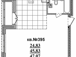 Продается Студия ЖК  Римский квартал, 2 очередь, 47.07  м², 9266775 рублей