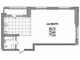 Продается 3-комнатная квартира ЖК  Римский квартал, 2 очередь, 77.84  м², 17038500 рублей