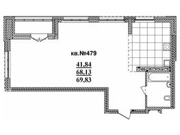 Продается 3-комнатная квартира ЖК  Римский квартал, 2 очередь, 69.83  м², 16003360 рублей