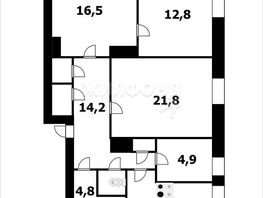 Продается 4-комнатная квартира Пархоменко ул, 86  м², 7800000 рублей