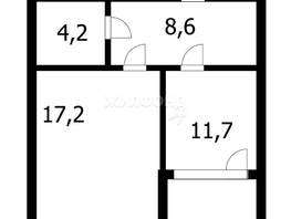 Продается 1-комнатная квартира Выборная ул, 42  м², 6800000 рублей