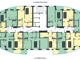 Продается 2-комнатная квартира ЖК Никольский парк, дом 5, 40.83  м², 7410000 рублей