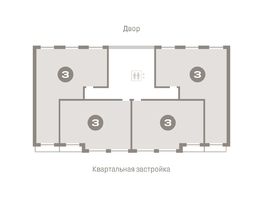 Продается 3-комнатная квартира ЖК Европейский берег, дом 49, 81.44  м², 15710000 рублей