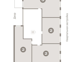 Продается 2-комнатная квартира ЖК Европейский берег, дом 49, 68.42  м², 12590000 рублей