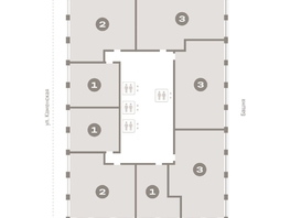 Продается 1-комнатная квартира ЖК Мылзавод, дом 9, 46.94  м², 10050000 рублей