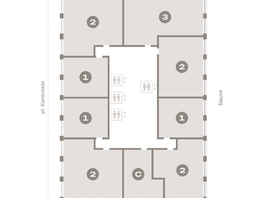 Продается 1-комнатная квартира ЖК Мылзавод, дом 9, 45.07  м², 9330000 рублей