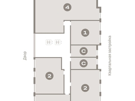 Продается 2-комнатная квартира ЖК Европейский берег, дом 49, 76.12  м², 11560000 рублей