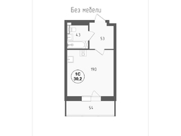 Продается Студия ЖК Тетрис, корпус 2, 30.2  м², 5672350 рублей