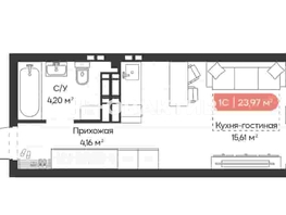 Продается Студия ЖК Balance (Баланс), 1 очередь, 24  м², 5200000 рублей