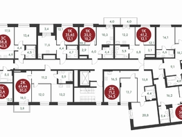 Продается 2-комнатная квартира ЖК Скандинавские кварталы, дом 1, 61.28  м², 8123100 рублей