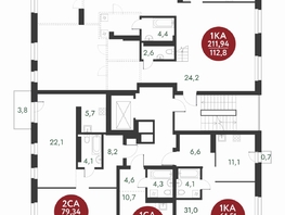 Продается Студия ЖК Скандинавские кварталы, дом 1, 61.58  м², 9249100 рублей