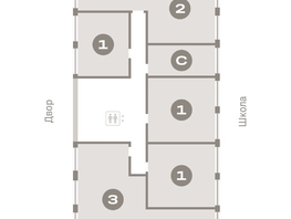 Продается 3-комнатная квартира ЖК Европейский берег, дом 45, 89.32  м², 12350000 рублей