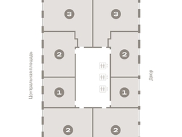 Продается 2-комнатная квартира ЖК Европейский берег, дом 45, 93.73 м², 13320000 рублей