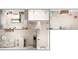 Продается 2-комнатная квартира ЖК Самоцветы, Бирюза дом 1, 71.6  м², 6500000 рублей