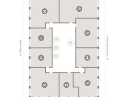 Продается 2-комнатная квартира ЖК Мылзавод, дом 9, 65.67 м², 12900000 рублей