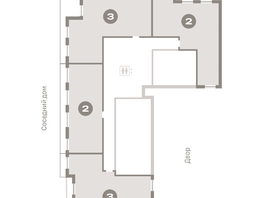 Продается 3-комнатная квартира ЖК Пшеница, 6.1, 96.38  м², 15150000 рублей