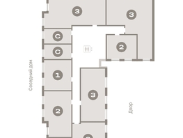 Продается 3-комнатная квартира ЖК Пшеница, 6.1, 83.46  м², 9960000 рублей