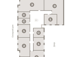 Продается 3-комнатная квартира ЖК Пшеница, 6.1, 87.26  м², 10470000 рублей