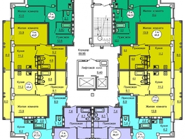 Продается 1-комнатная квартира ВОЛНА, дом 2, 37.73 м², 2452450 рублей