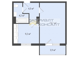 Продается 1-комнатная квартира 1 Мая ул, 39  м², 3900000 рублей